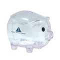 Translucent Clear Classic Piggy Bank